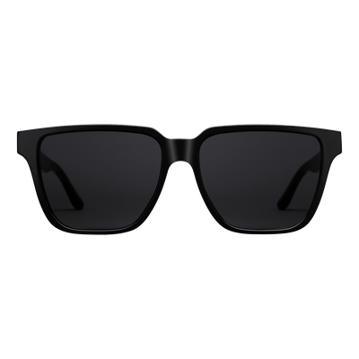 Rectangular Bio-Acetate Black